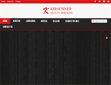 Tablet Screenshot of kirschnerrealtyservices.com